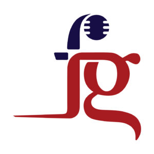 Logo van FG Communicatie en Presentatie bestaande uit de letters F en G