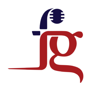 Logo van FG Communicatie en Presentatie bestaande uit de letters F en G