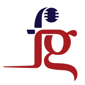 Logo van FG Communicatie en Presentatie bestaande uit de letters F en G